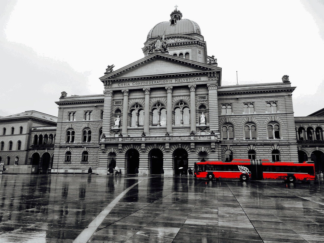Il Palazzo federale a Berna, sede del Governo e del Parlamento svizzero.