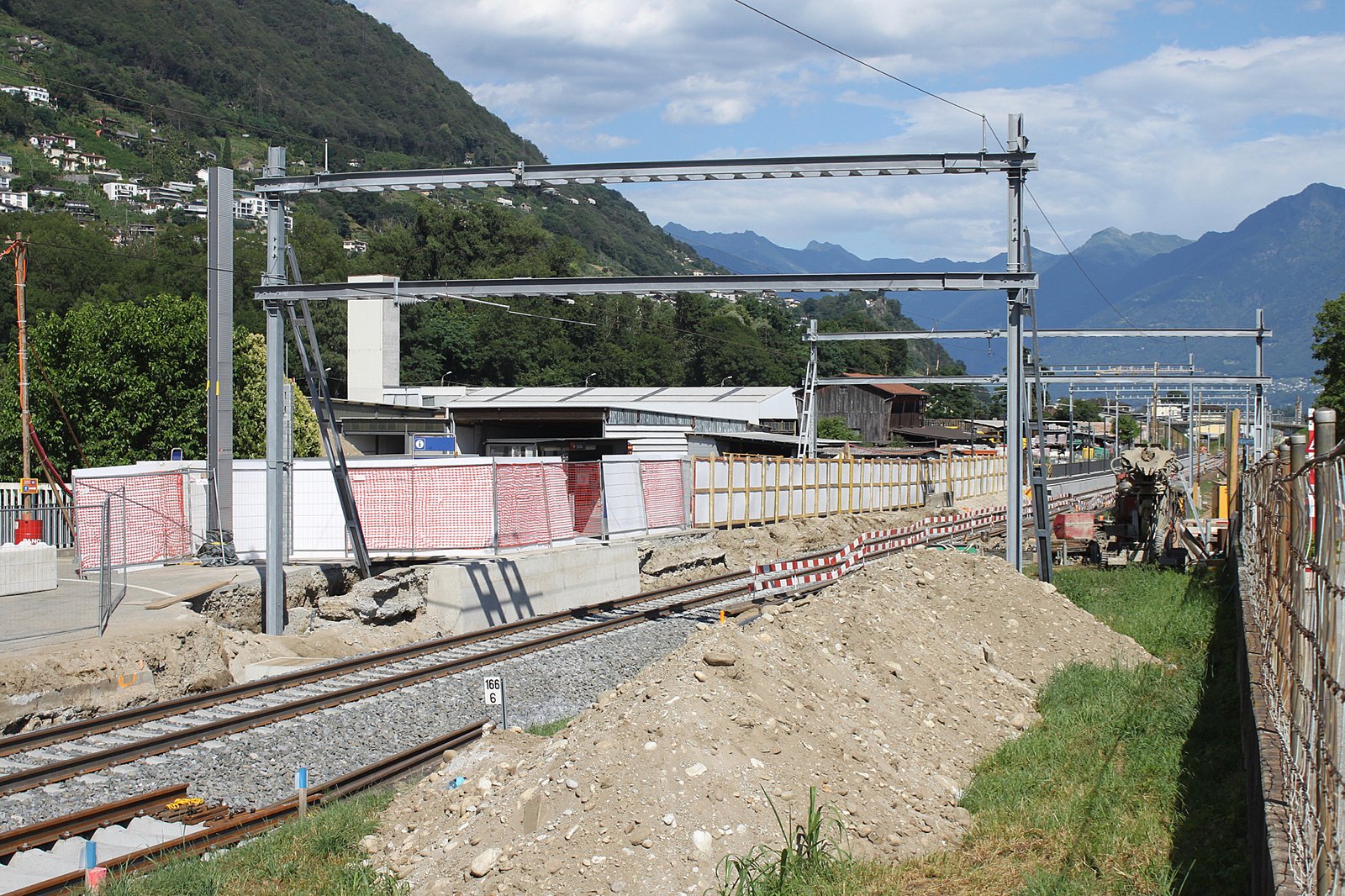 Panoramica di Gordola, sede del Centro di formazione SSIC dove si svolgono i TicinoSkills 2026 (foto d'archivio 2019).