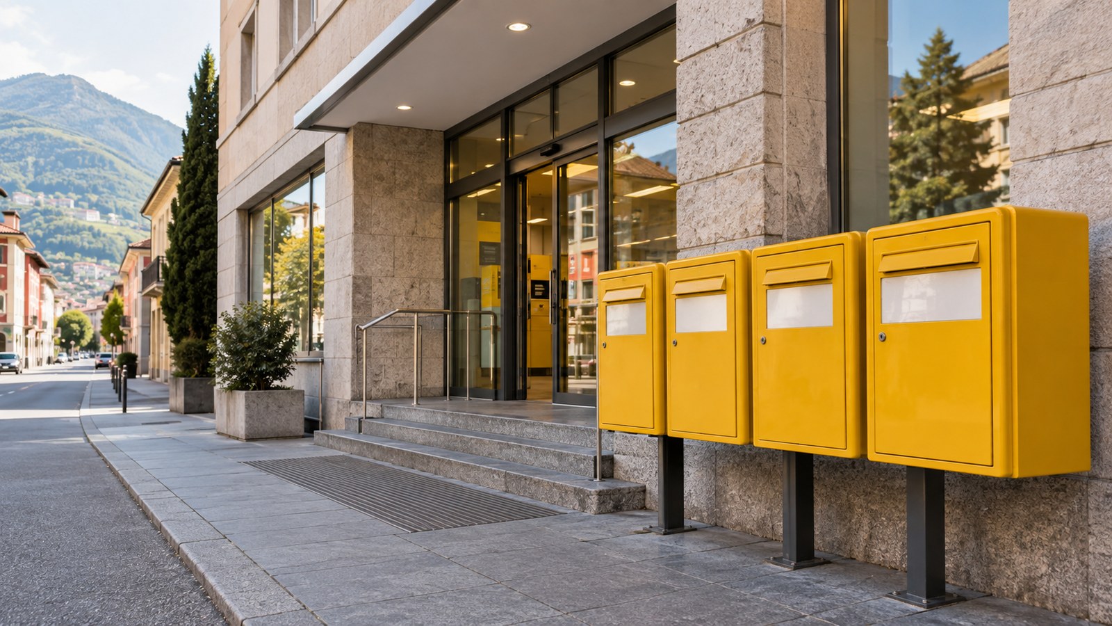 Immagine illustrativa generata con IA: l'ufficio postale.