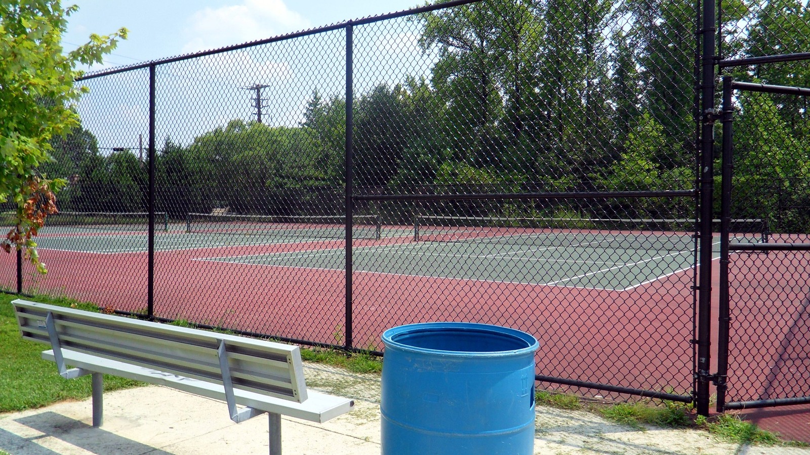 Campo da tennis all’aperto, foto d’archivio del 2010: immagine illustrativa, non riferita al torneo di Bruxelles.