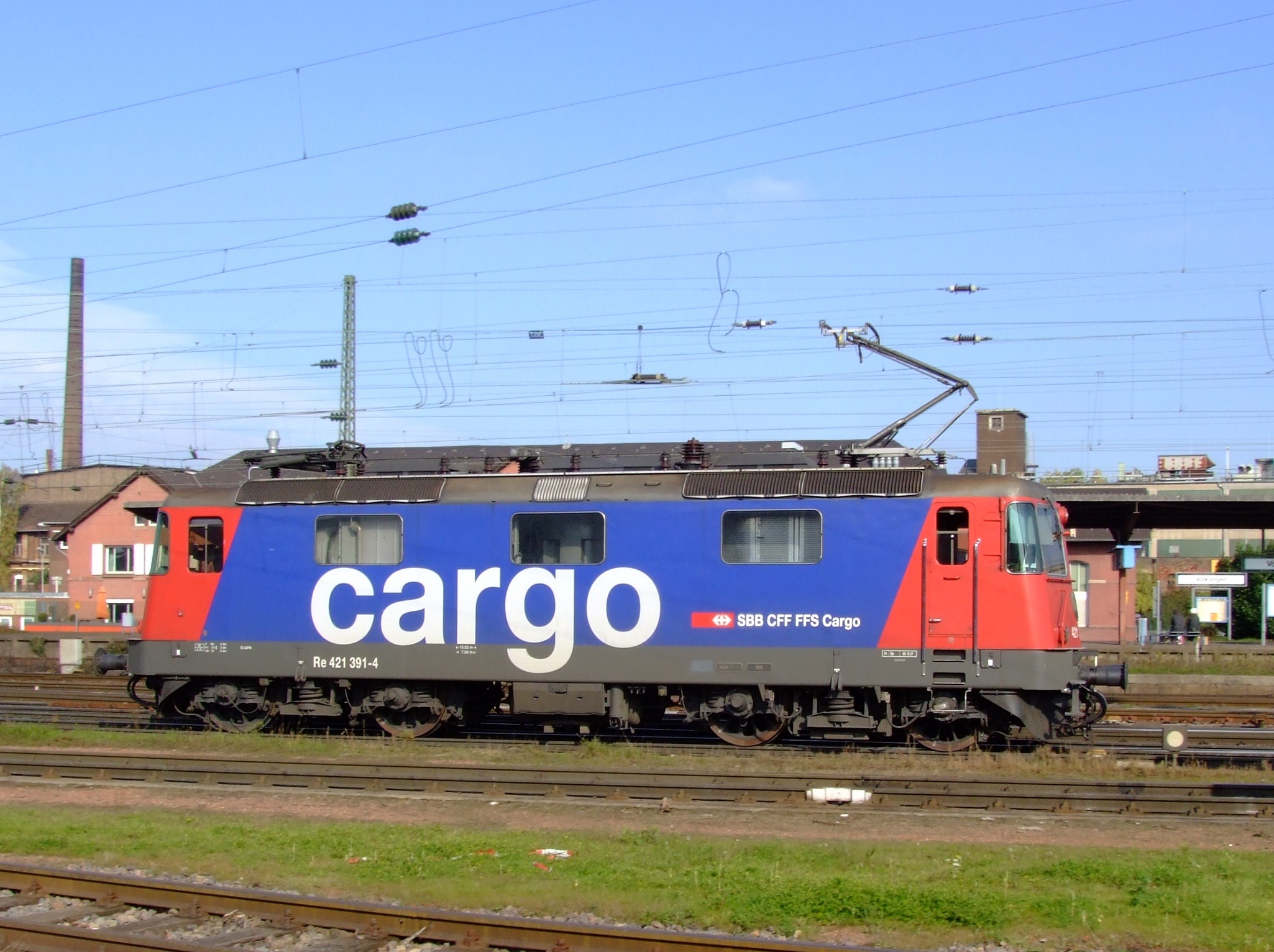 Un locomotore FFS Cargo in servizio (foto d'archivio)