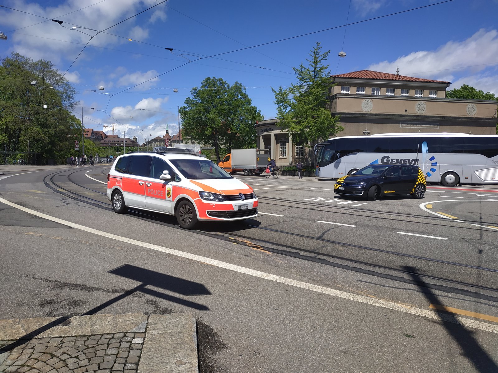 Un veicolo della Polizia cantonale di Berna (foto d'archivio illustrativa)