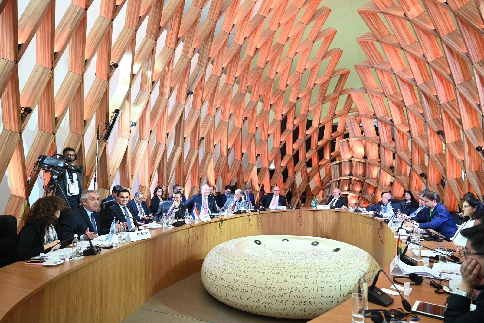 Foto d'archivio (2023): Sessione plenaria del vertice del Mercosur a Rio de Janeiro.