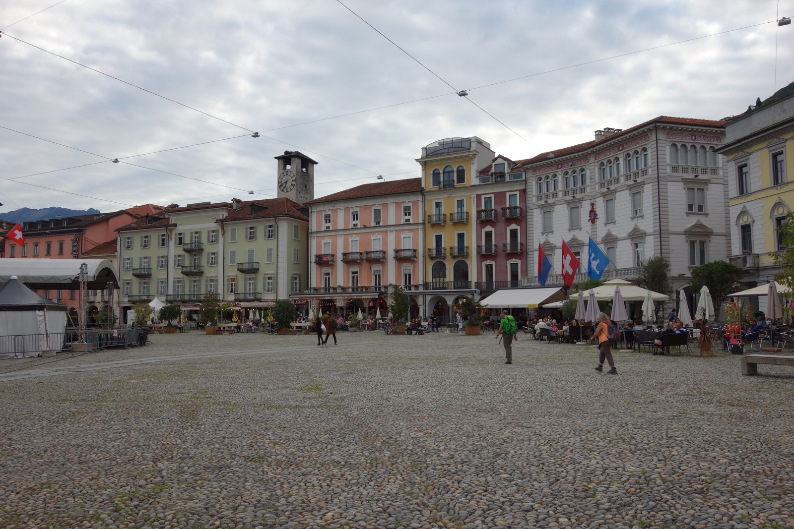 Piazza Grande a Locarno, foto d’archivio (settembre 2020), non riferita alla gara. Immagine ridimensionata.
