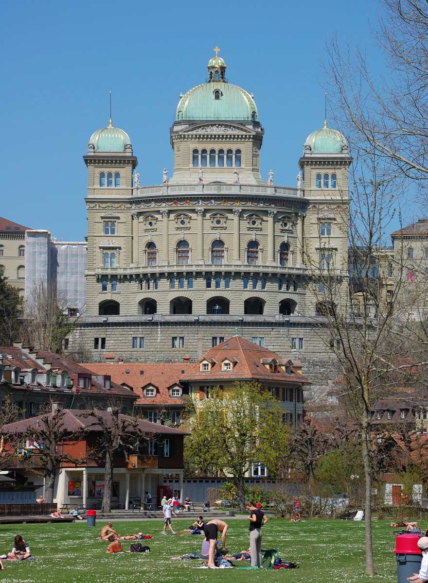 Il Palazzo federale a Berna.