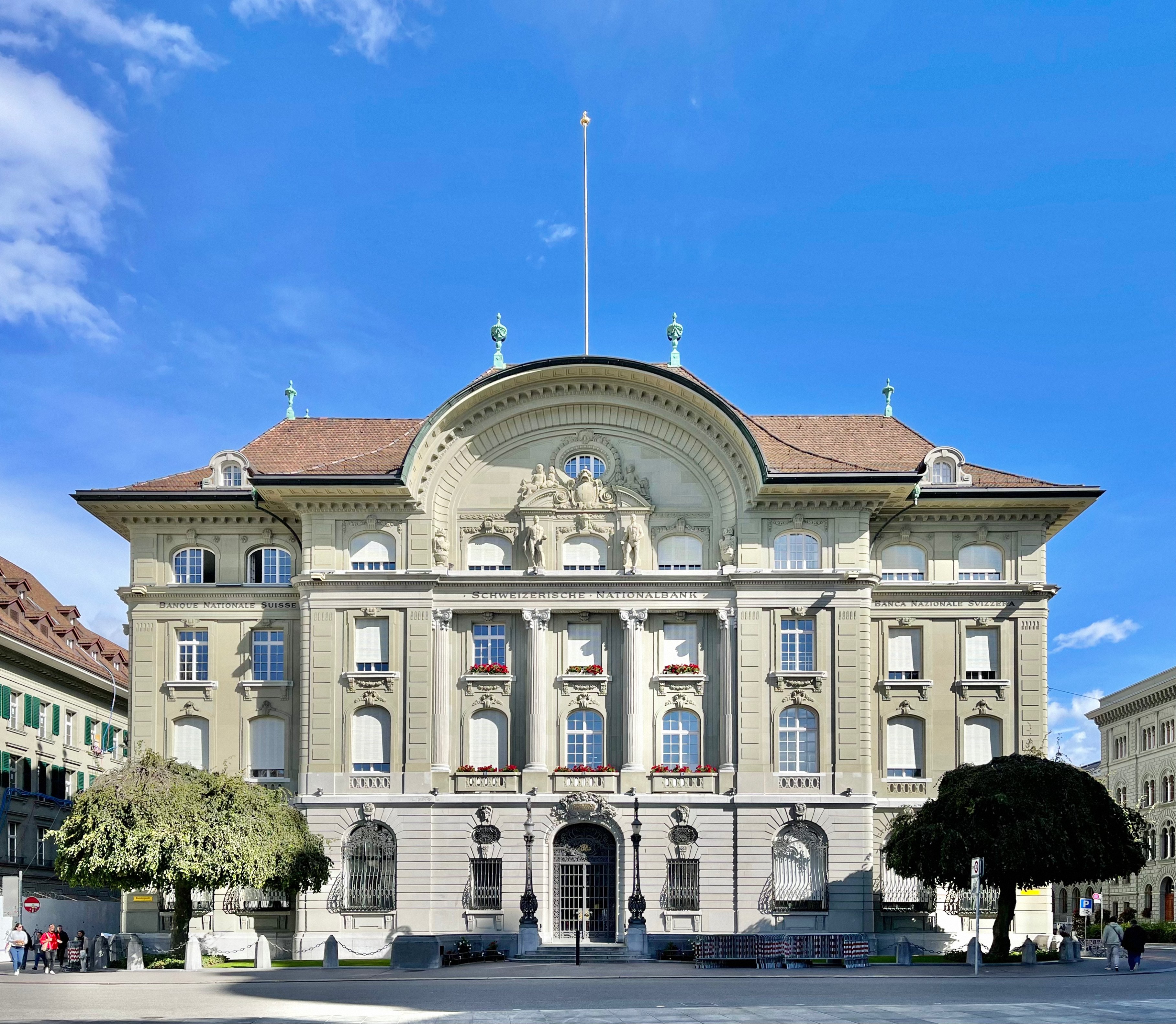 La sede della Banca Nazionale Svizzera a Berna