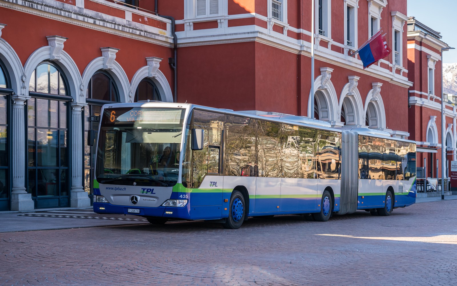 Un autobus della TPL a Lugano (foto d'archivio 2026).