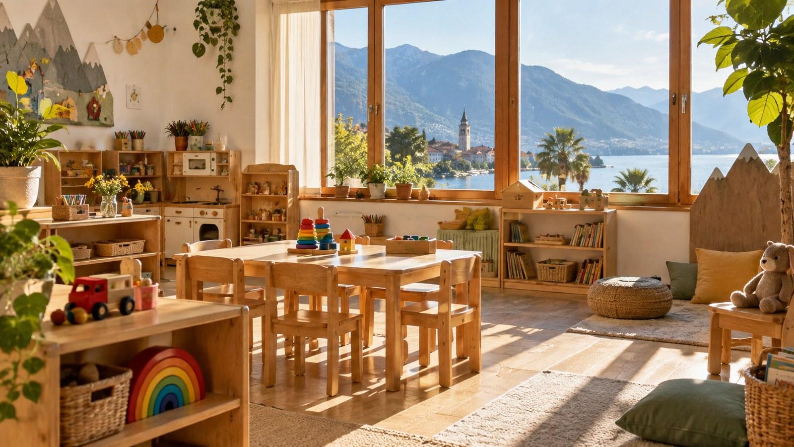 Un'aula accogliente di nido d'infanzia (foto illustrativa)