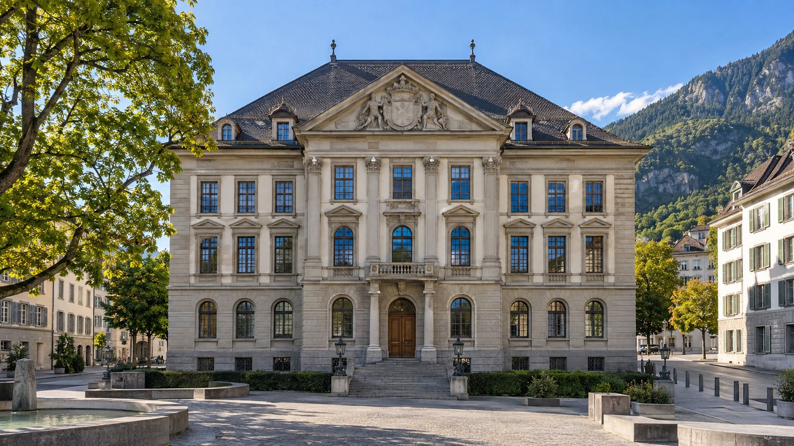 Il palazzo del Governo cantonale a Coira (immagine illustrativa)