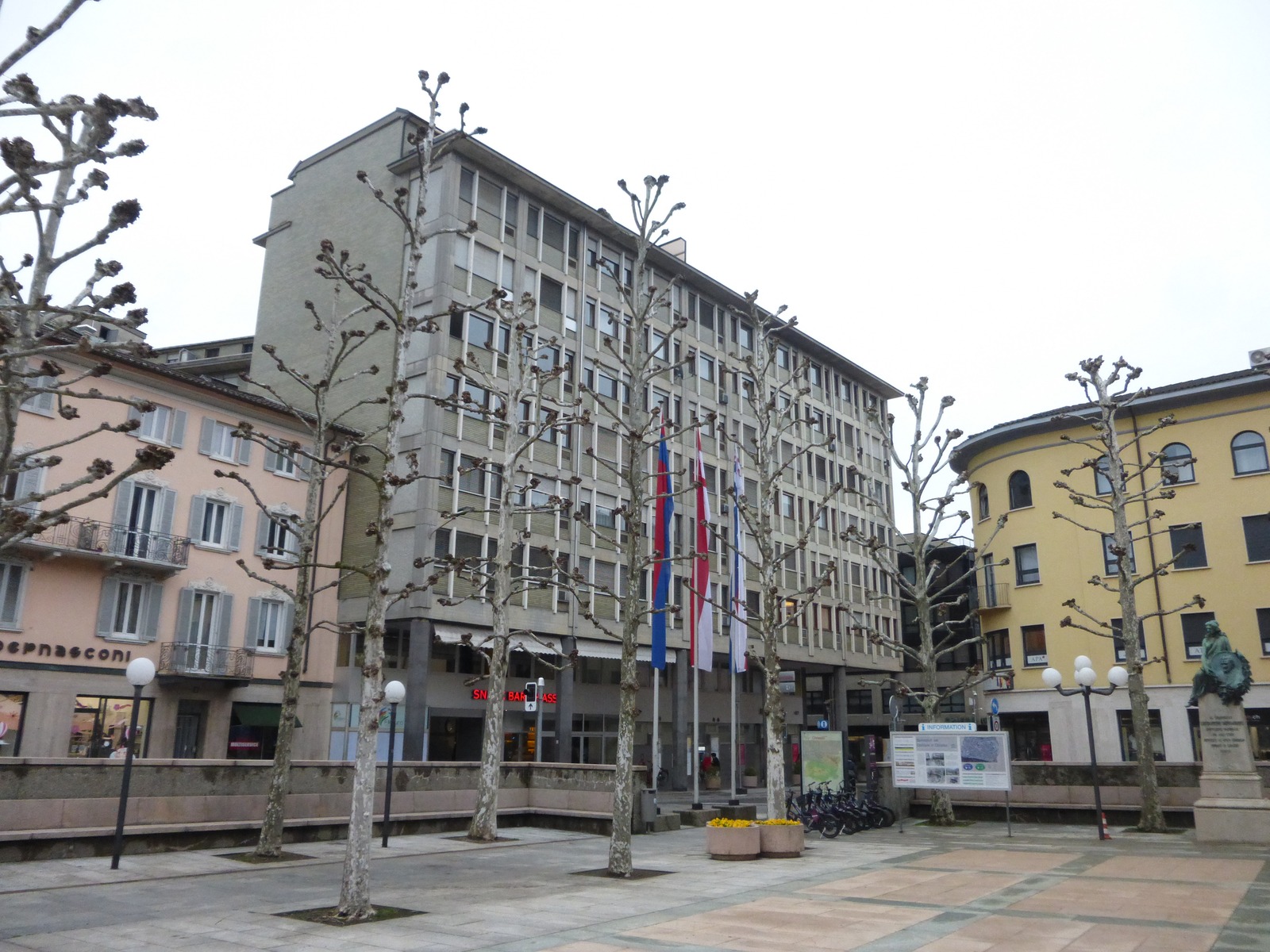 Corso San Gottardo a Chiasso. Foto d’archivio del 2023, non relativa alla manifestazione.