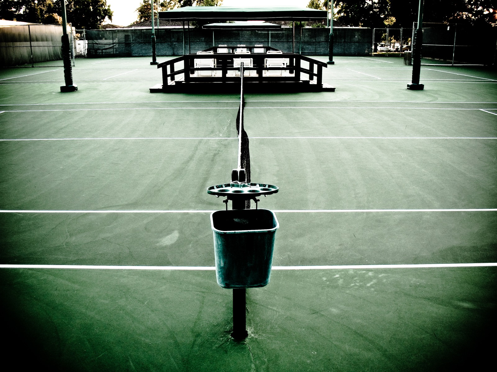 Un campo da tennis: immagine di repertorio del 2007.