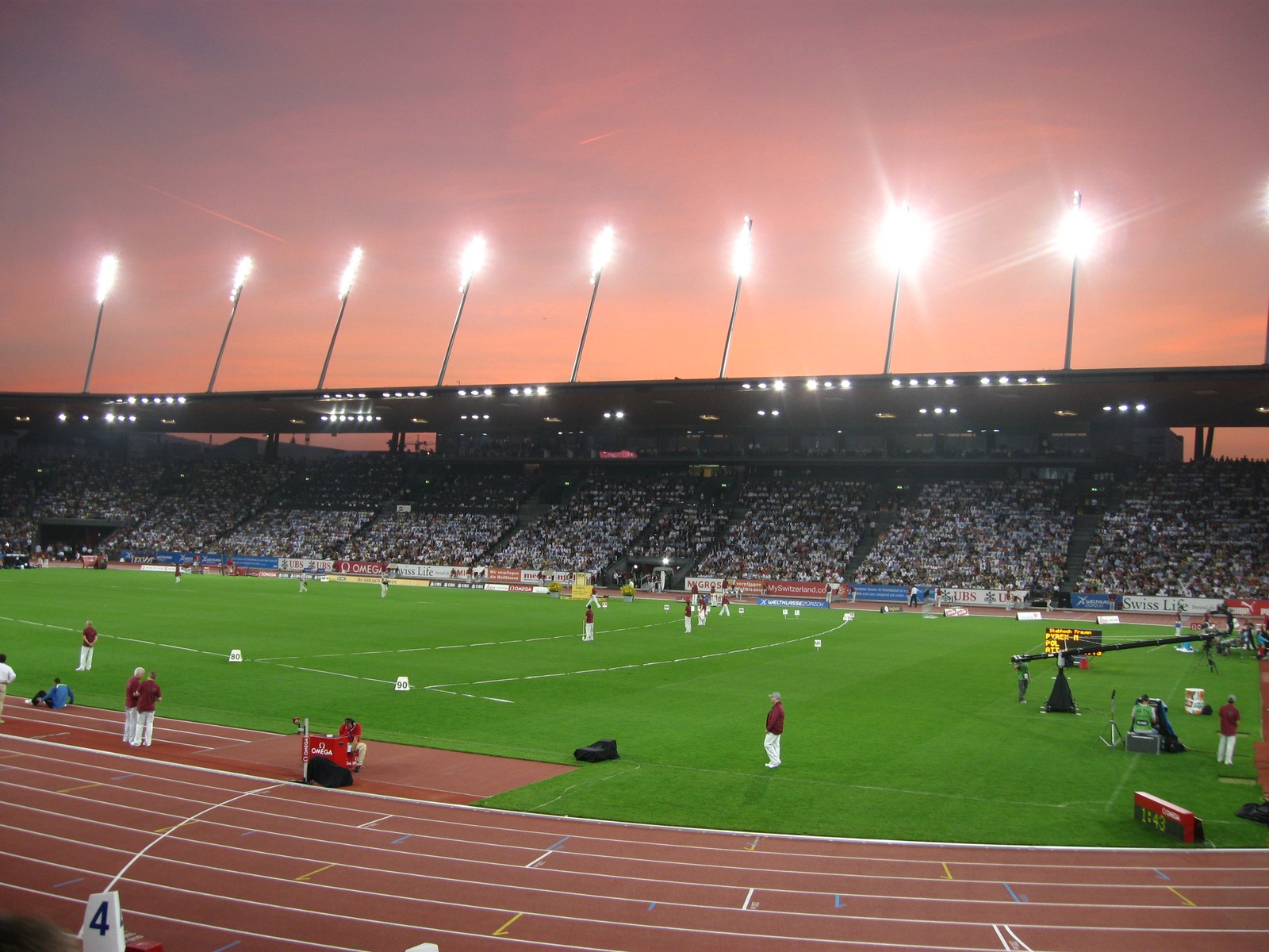 Il Weltklasse allo stadio Letzigrund di Zurigo il 29 agosto 2008 (foto d'archivio).