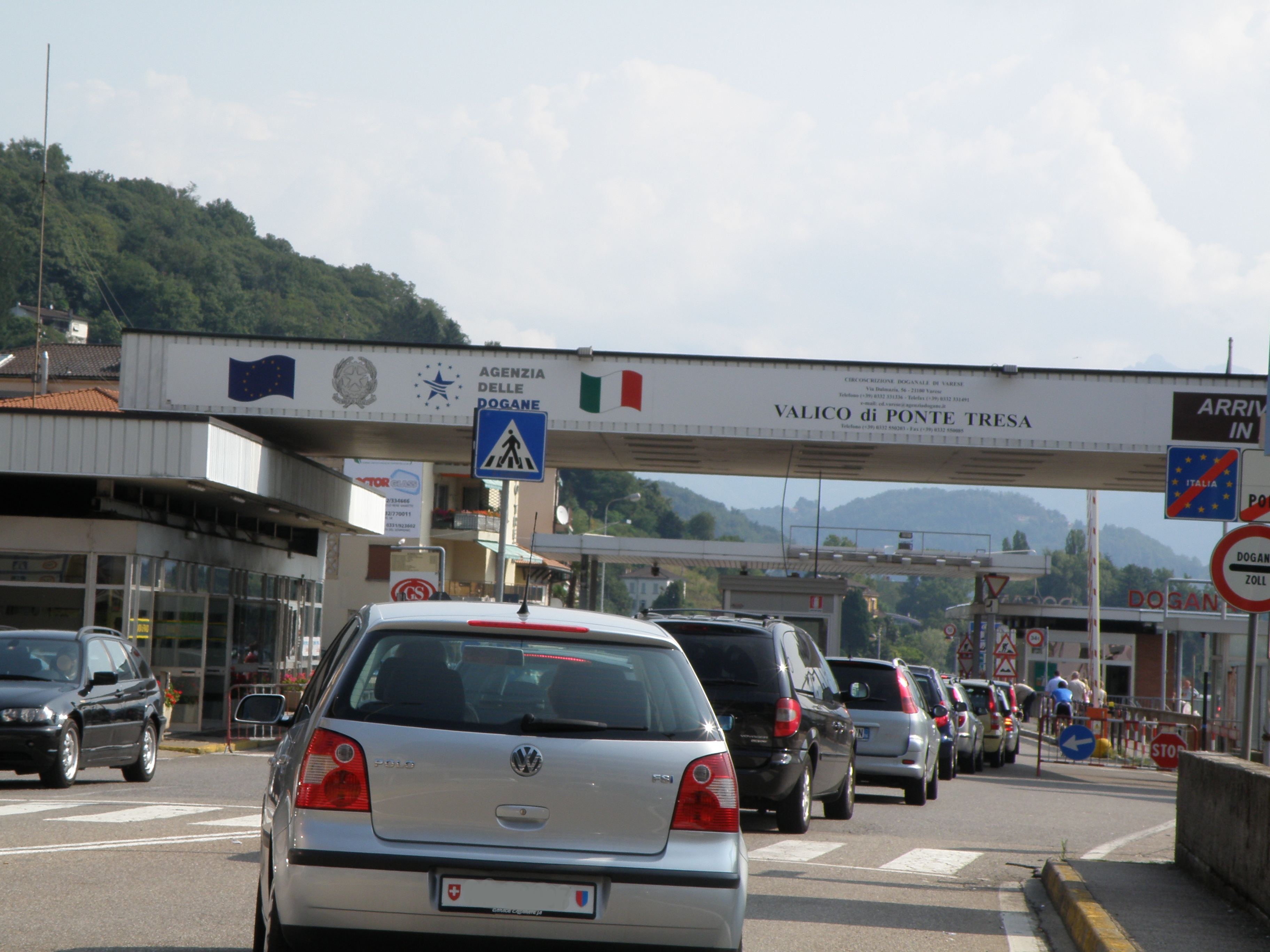 Scorcio del territorio di Tresa a Ponte Tresa (foto d'archivio).