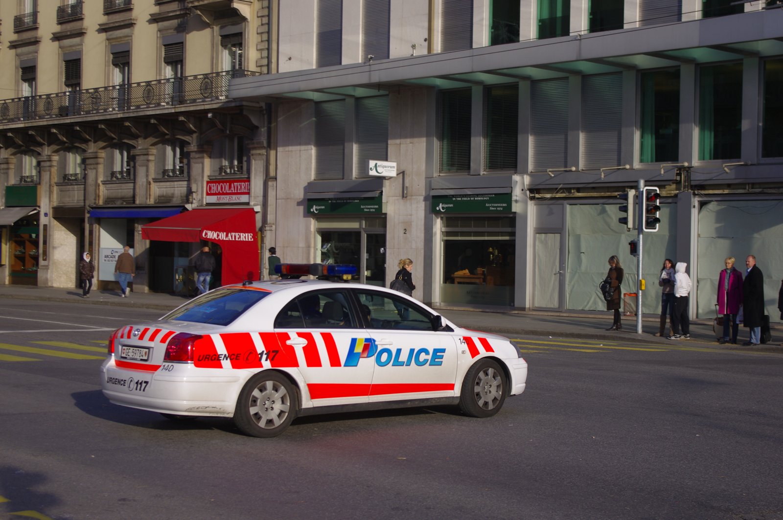 Veicolo della polizia in Svizzera (foto d'archivio illustrativa).