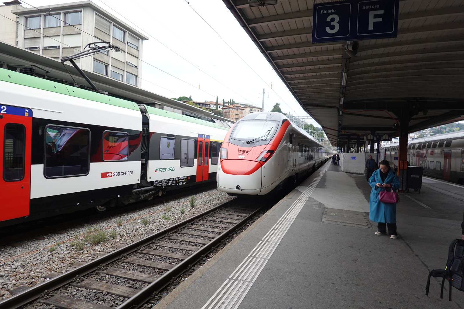 La stazione FFS di Lugano (foto d archivio 2024)