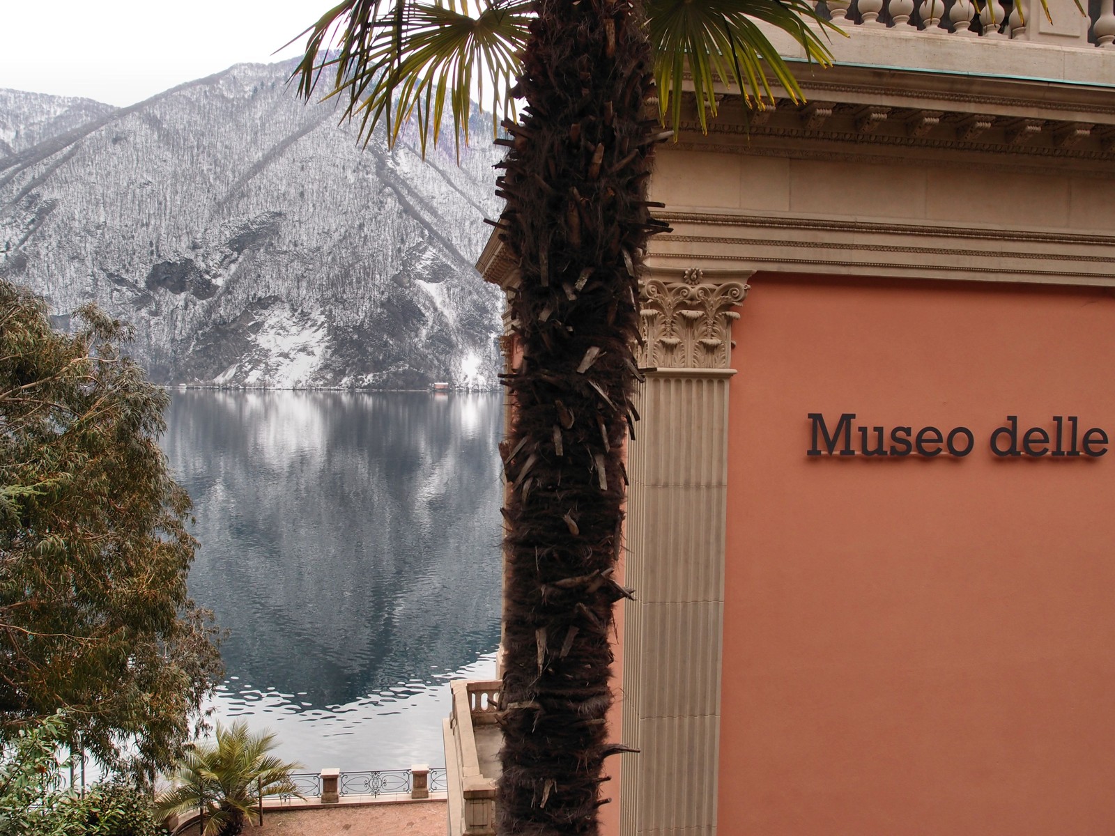 Un dettaglio di Villa Ciani a Lugano. Foto d’archivio del 2013, non della conferenza.