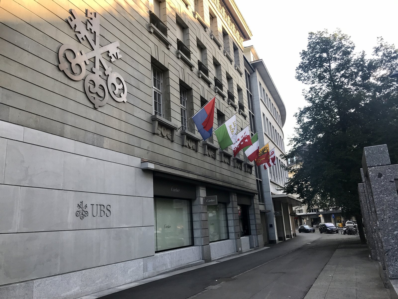 La sede centrale di UBS a Zurigo.