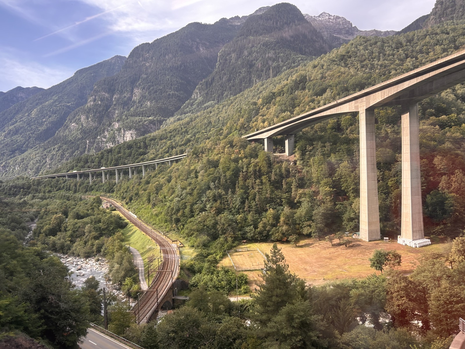 Il viadotto della Biaschina sull’A2 in Ticino, foto d’archivio del 2023. Immagine illustrativa, ridimensionata dall’originale.