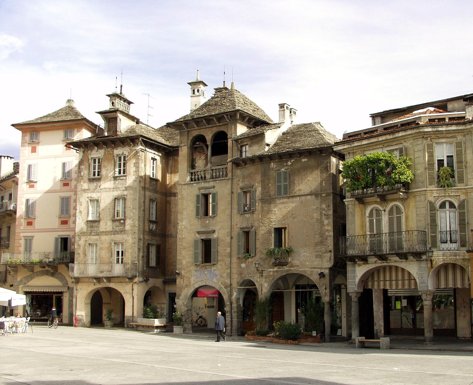 Il centro storico di Domodossola, sede dell'Assemblea generale della Regio Insubrica 2026.