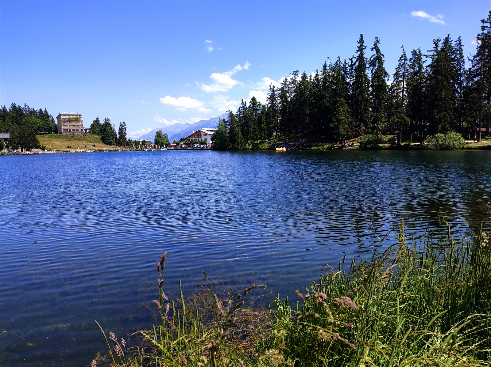 Scorcio panoramico di Crans-Montana in Vallese