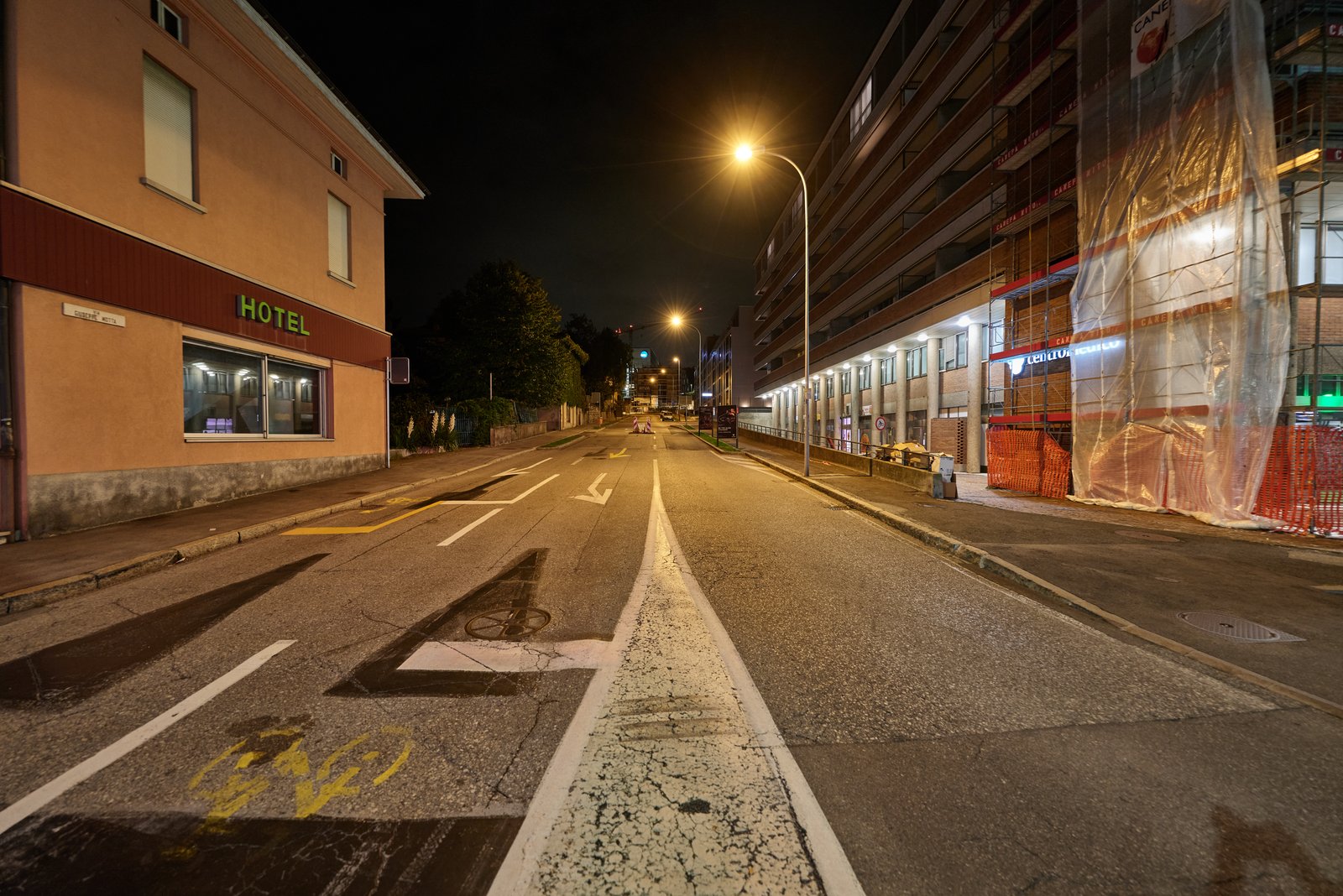 Via Giuseppe Motta a Mendrisio (foto d'archivio 2022)