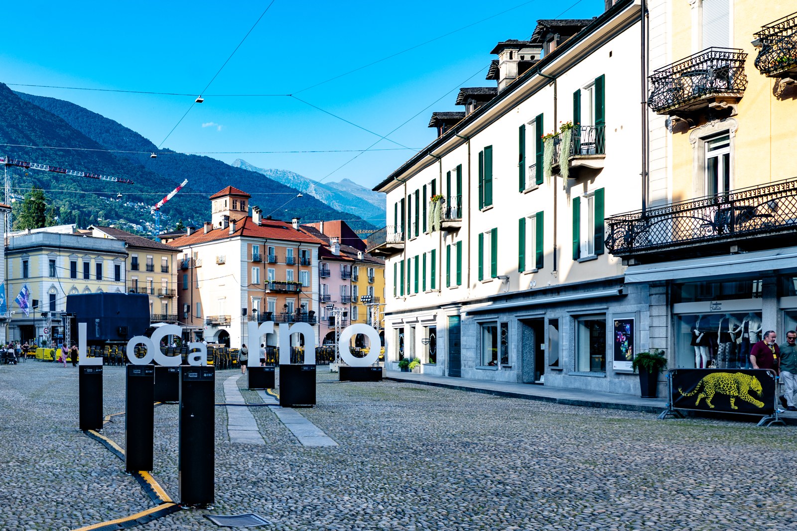 Scorcio di Piazza Grande a Locarno, teatro del concerto di stasera per il festival Crampi al Cuore (foto d'archivio).