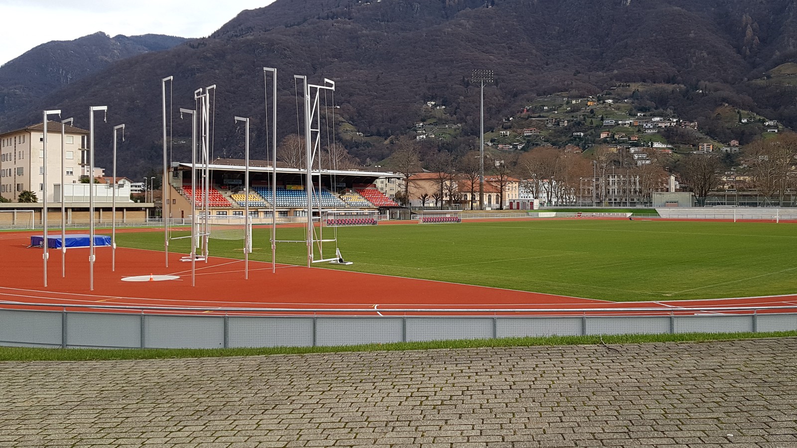 Lo Stadio Comunale di Bellinzona in una foto d'archivio del dicembre 2019. Immagine illustrativa, non riferita alla partita.