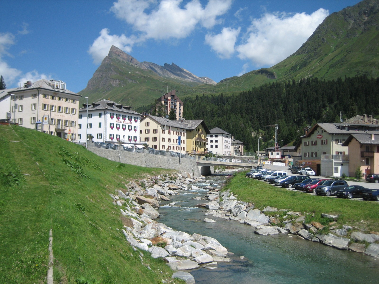 Il villaggio di San Bernardino, frazione del Comune di Mesocco