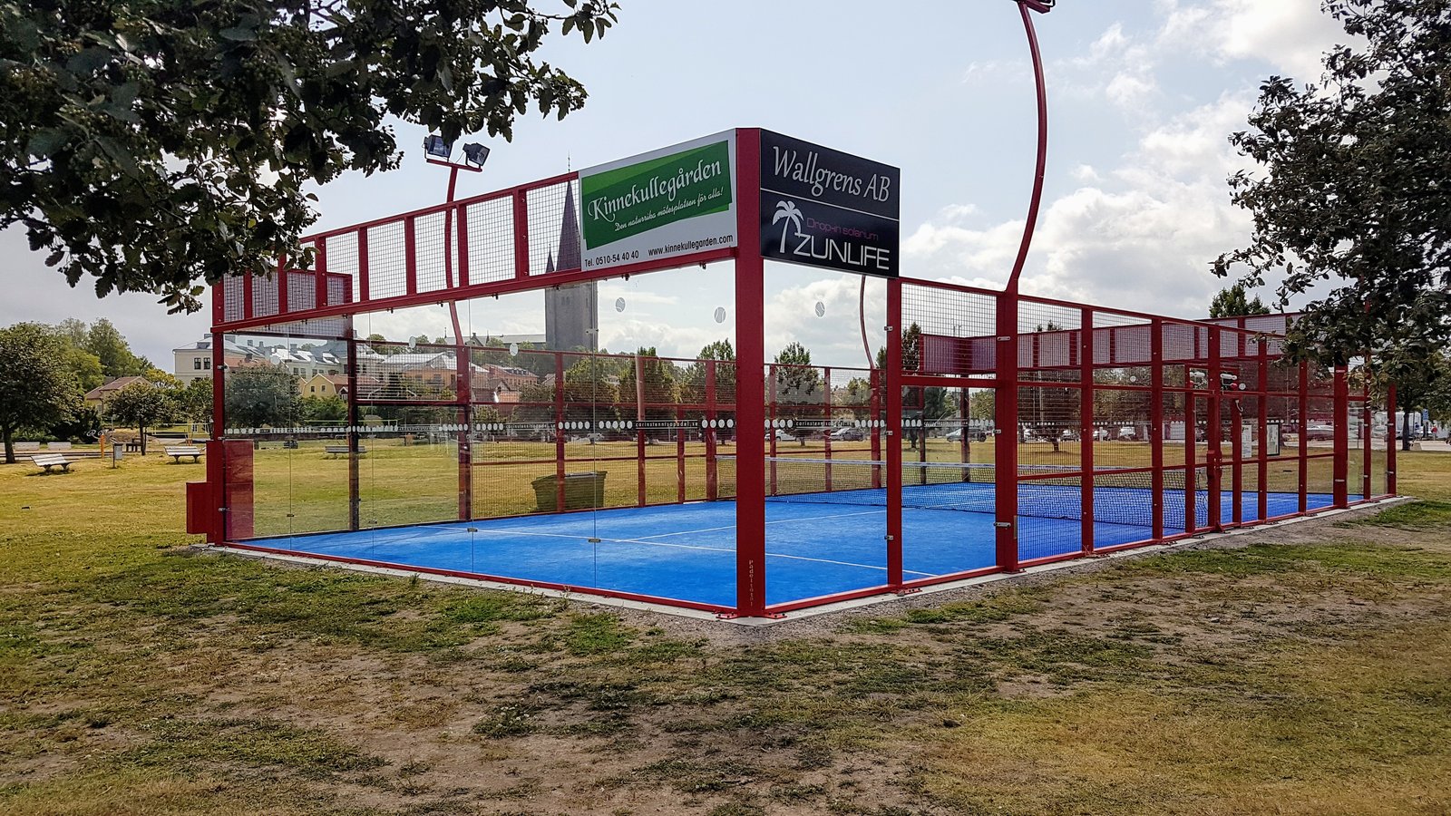 Un campo da padel all'aperto (foto d'archivio).