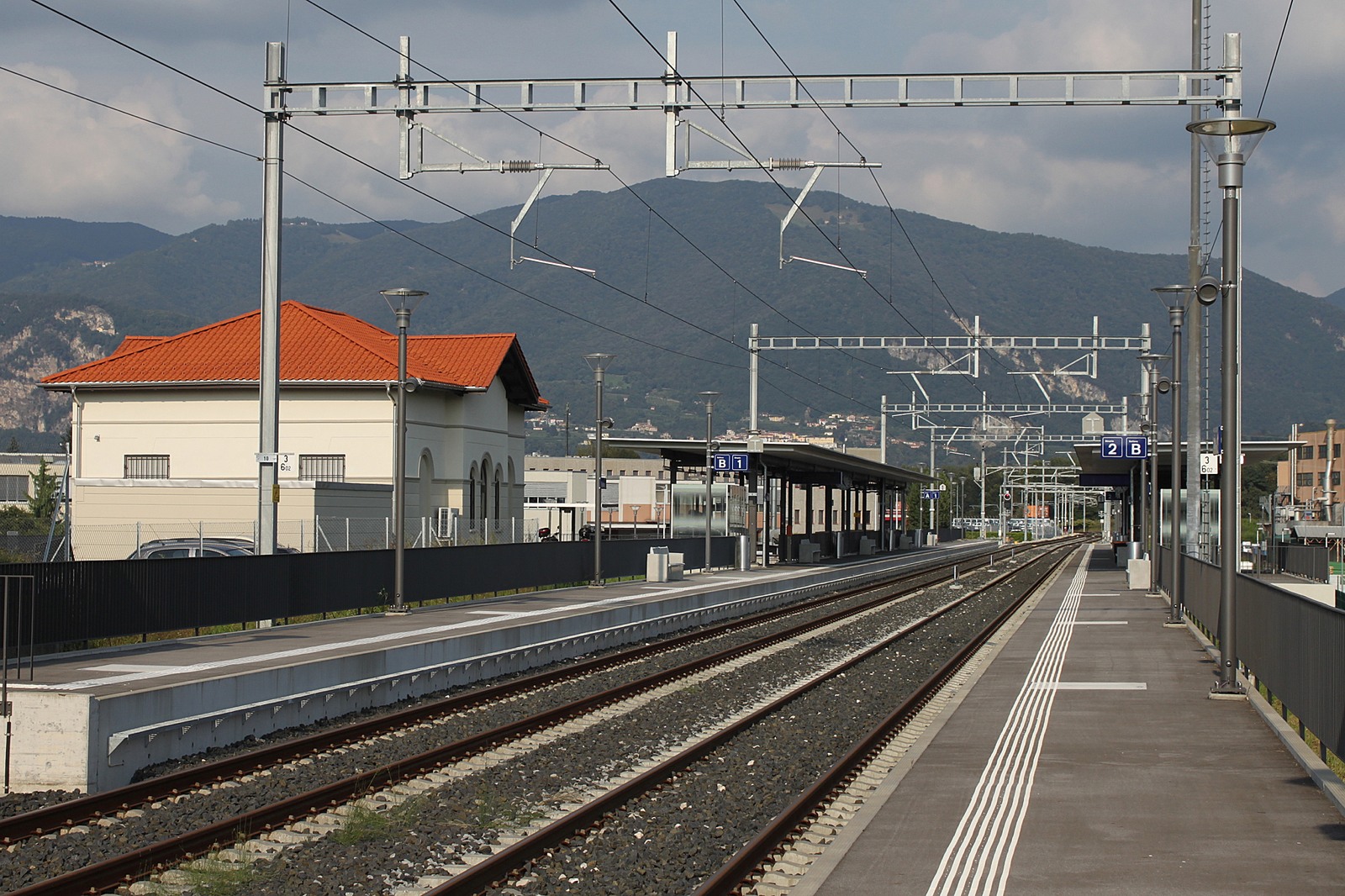 La stazione di Stabio. Foto d'archivio dell'11 settembre 2015, non riferita allo sciopero.