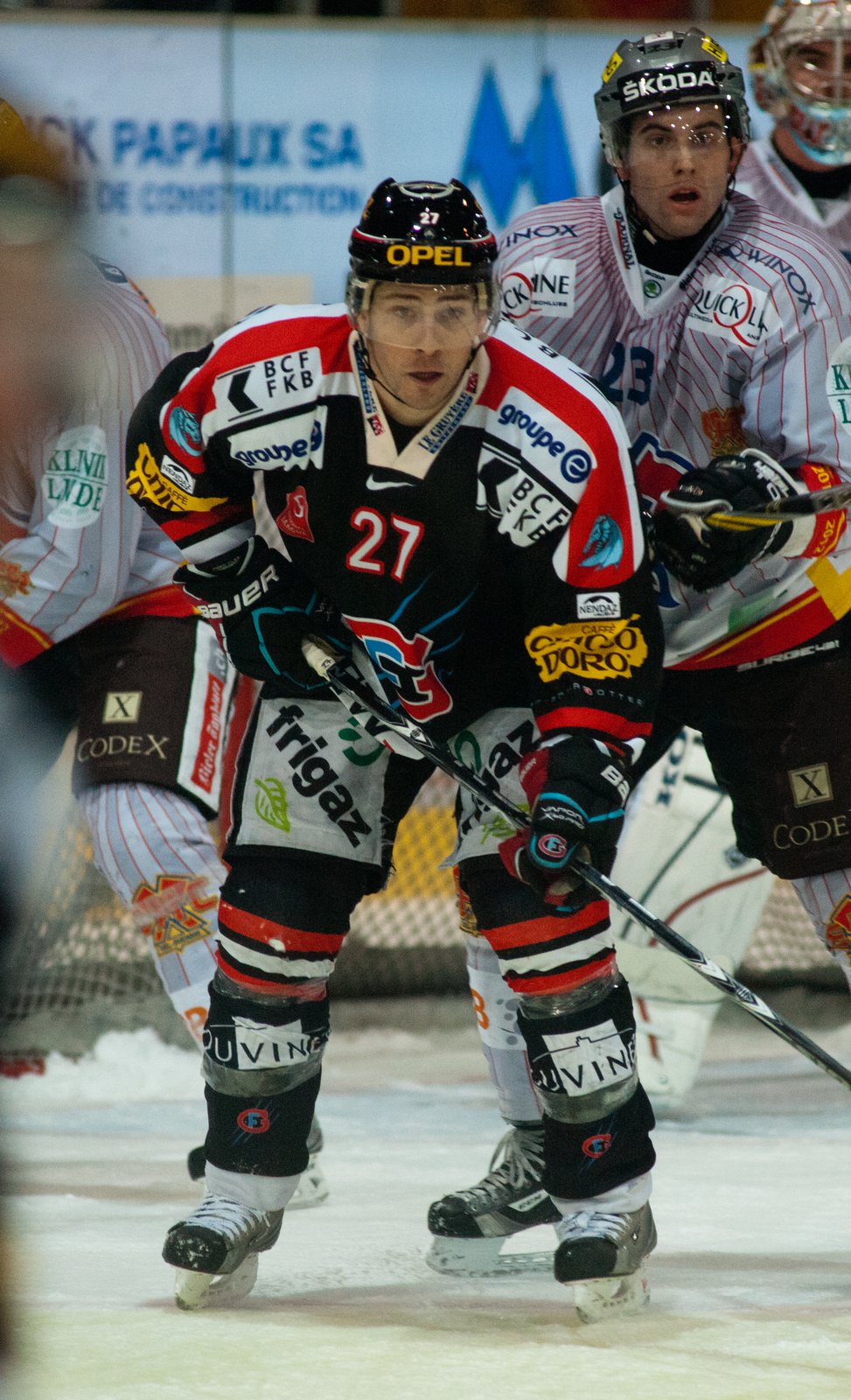 Un'azione di gioco dell'HC Bienne (foto d'archivio 2011)