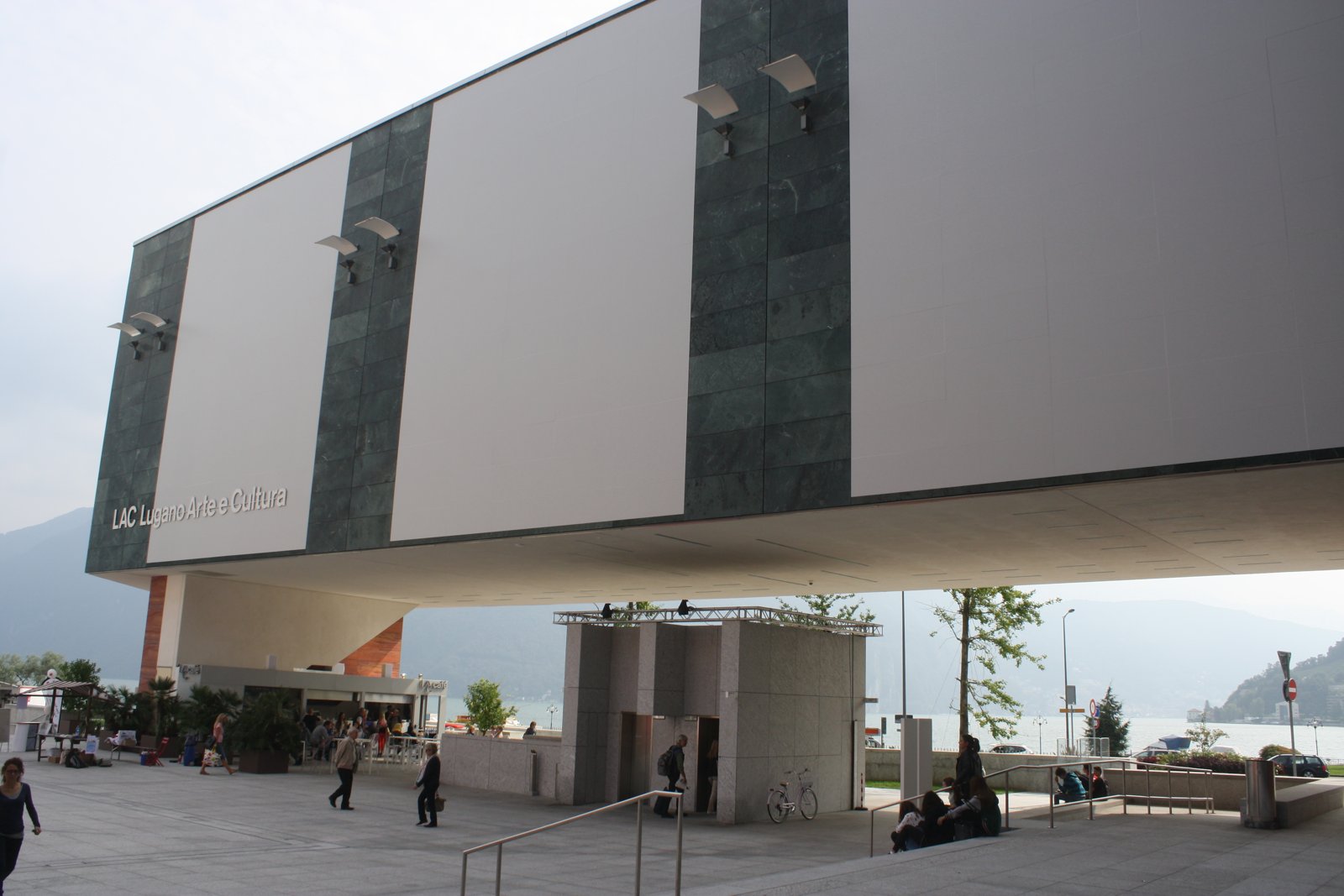 Il centro culturale LAC Lugano Arte e Cultura.