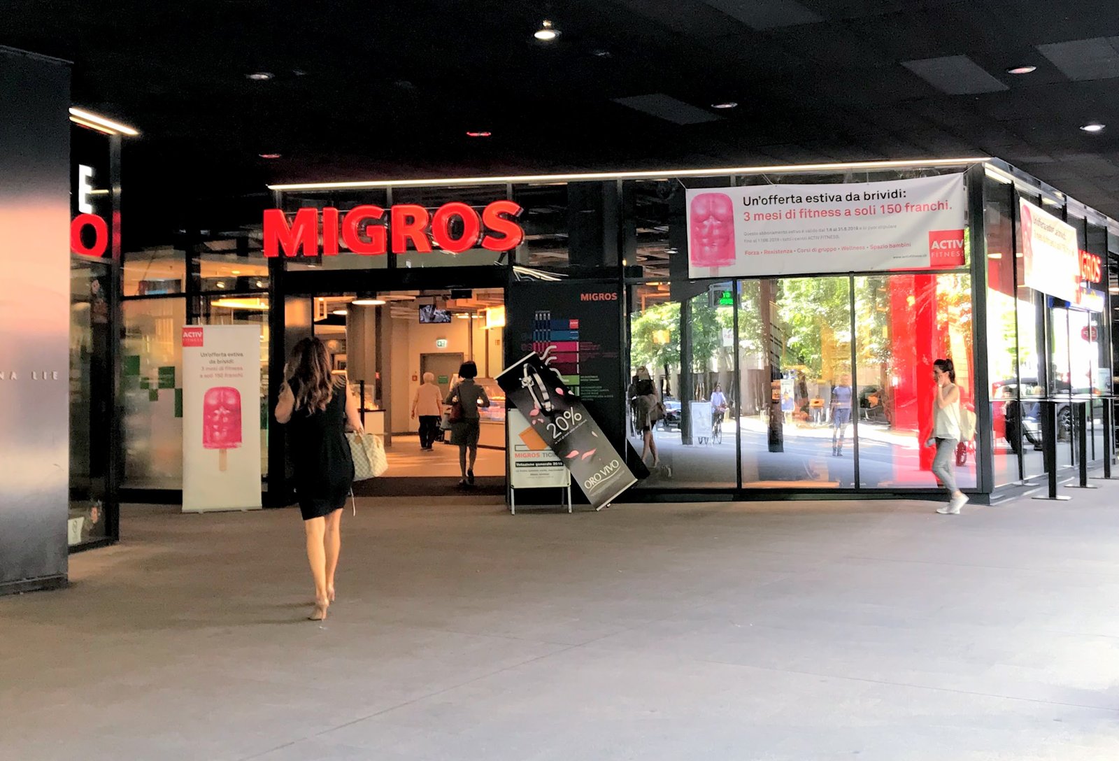 Un punto vendita del gruppo Migros (foto d'archivio)
