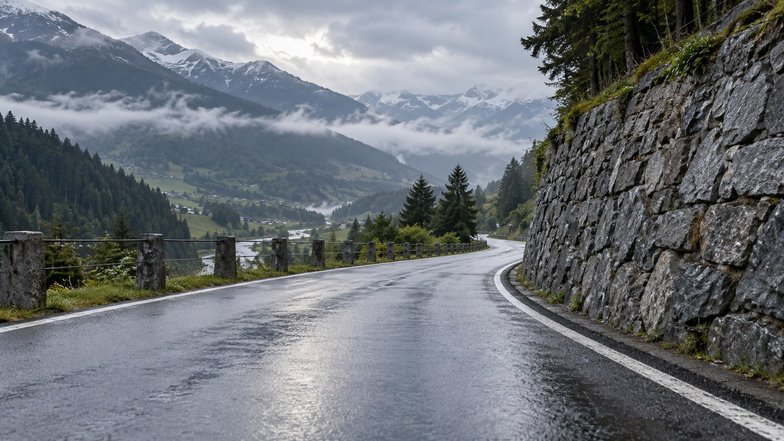 Strada nei Grigioni, immagine illustrativa
