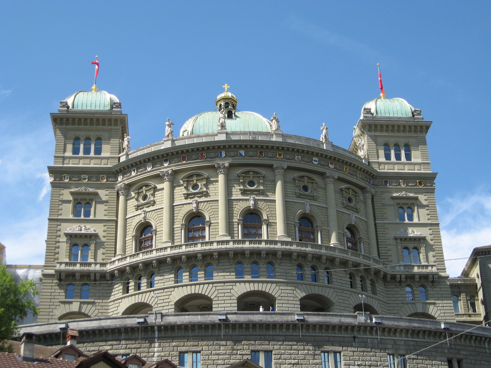 Il Palazzo federale a Berna, visto da sud. Foto d’archivio del 9 giugno 2009.