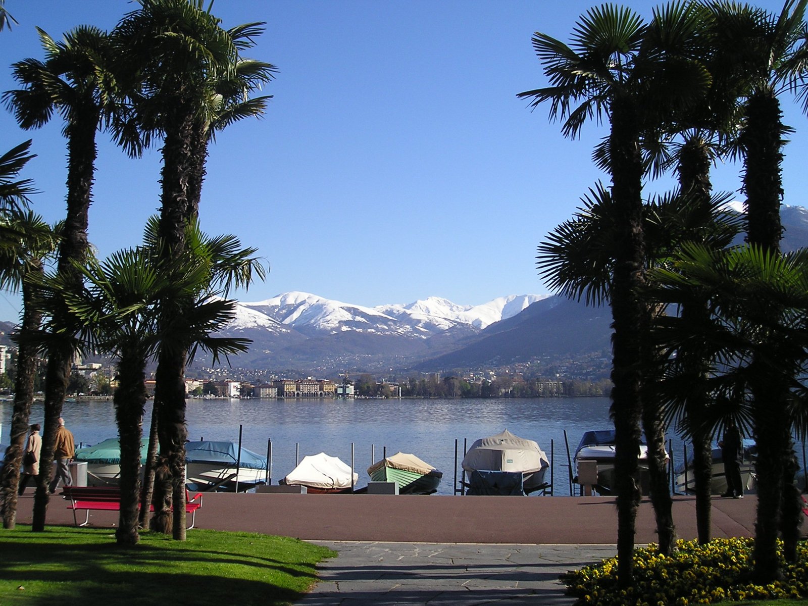 Il lungolago di Lugano (foto illustrativa)