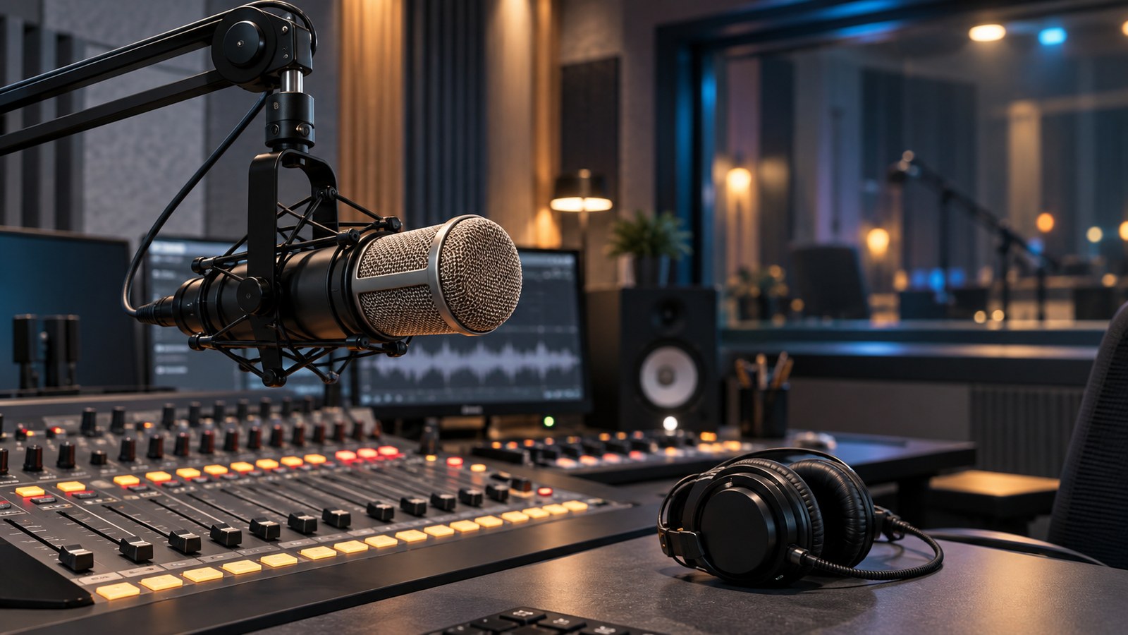 Studio radiofonico (foto illustrativa)
