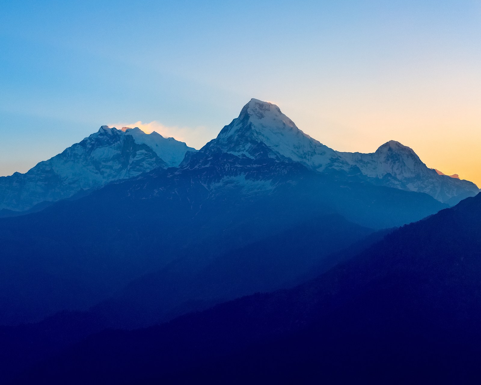 Il massiccio dell'Annapurna I in Nepal, teatro dell'ascesa ad alta quota