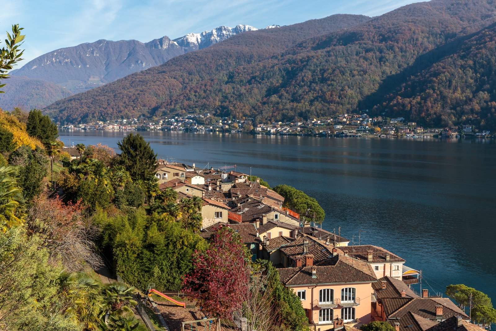 Il Lago Ceresio visto da Morcote (foto illustrativa)