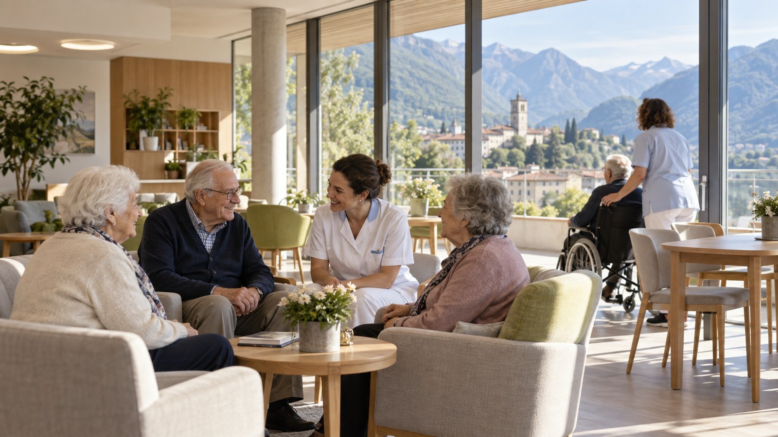 Nuova sede socio-assistenziale e centro diurno per anziani a Mendrisio.