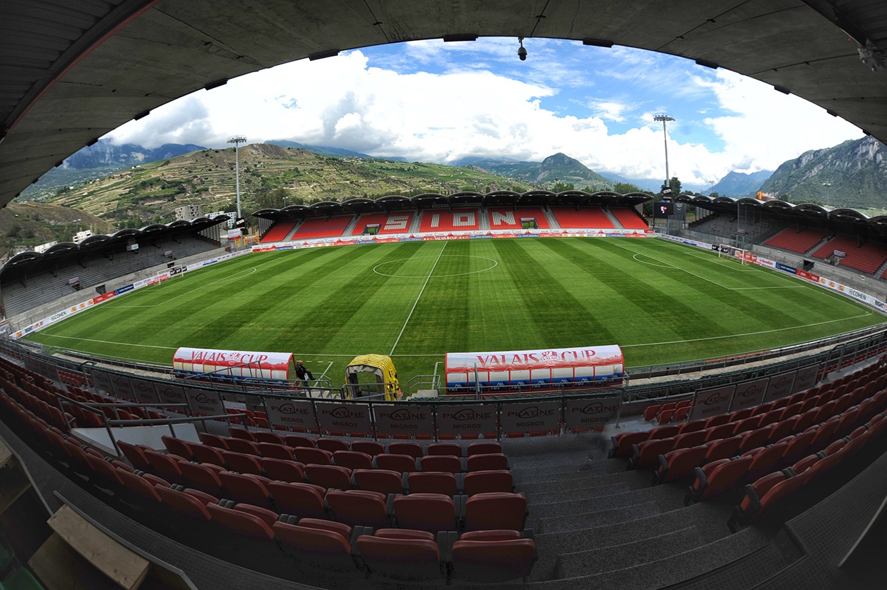 Lo Stade de Tourbillon a Sion (foto d'archivio)
