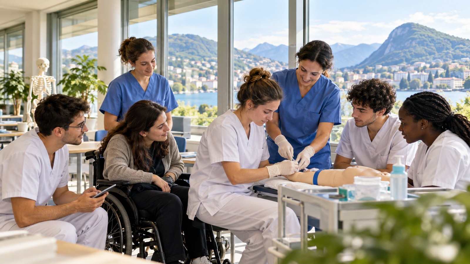 Un momento di formazione nel settore sociosanitario (immagine illustrativa generata con IA)