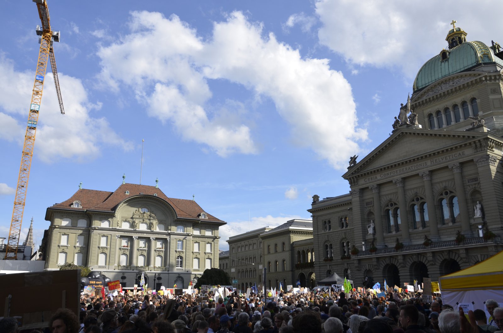 Manifestazione sulla Bundesplatz a Berna (foto d'archivio 2019).