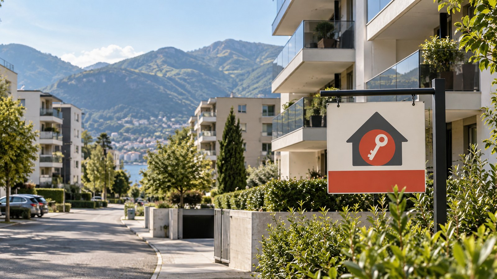 Vista panoramica con quartieri residenziali a Lugano (foto d'archivio)