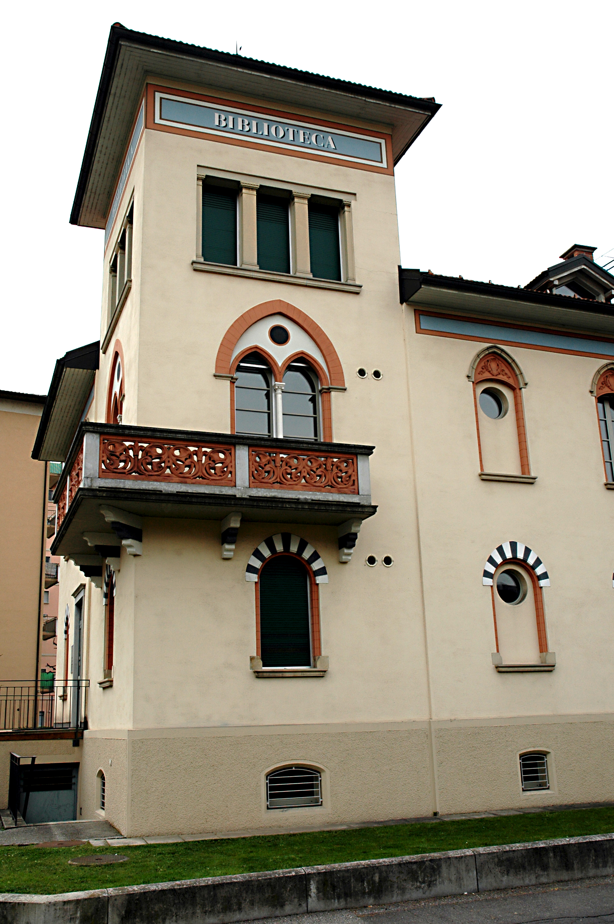 La biblioteca pubblica di Chiasso (foto d'archivio)