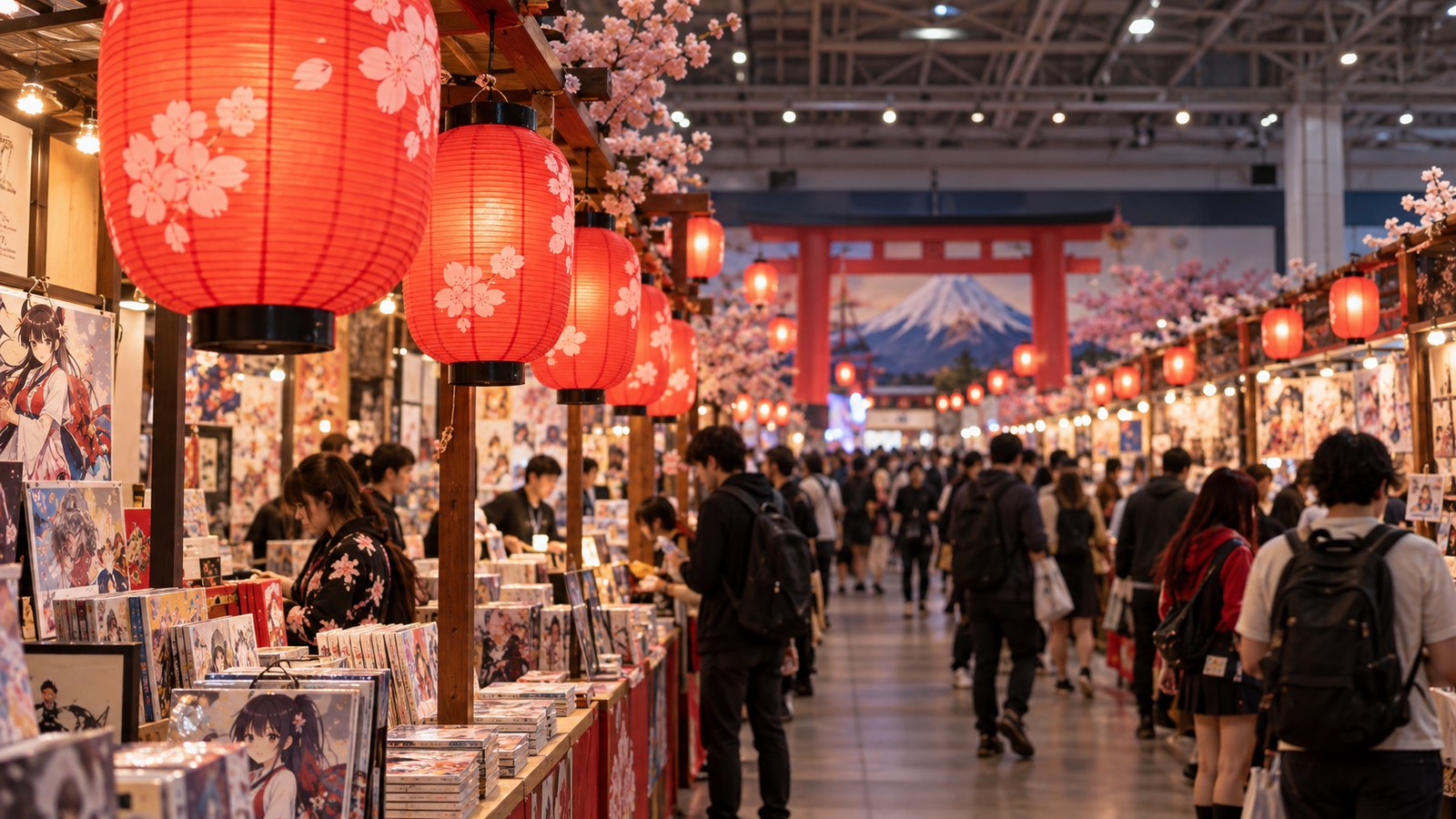 Un momento del Japan Matsuri all'Espocentro di Bellinzona (immagine illustrativa generata con IA)