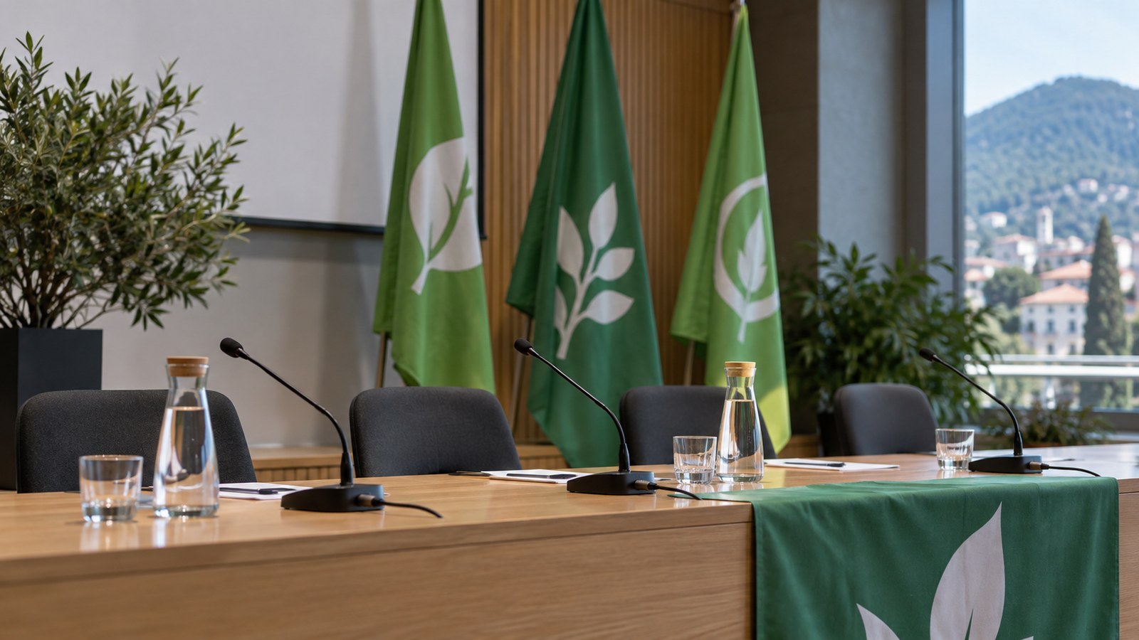 Scorcio di Massagno, comune dove si è tenuta l’assemblea dei Verdi.