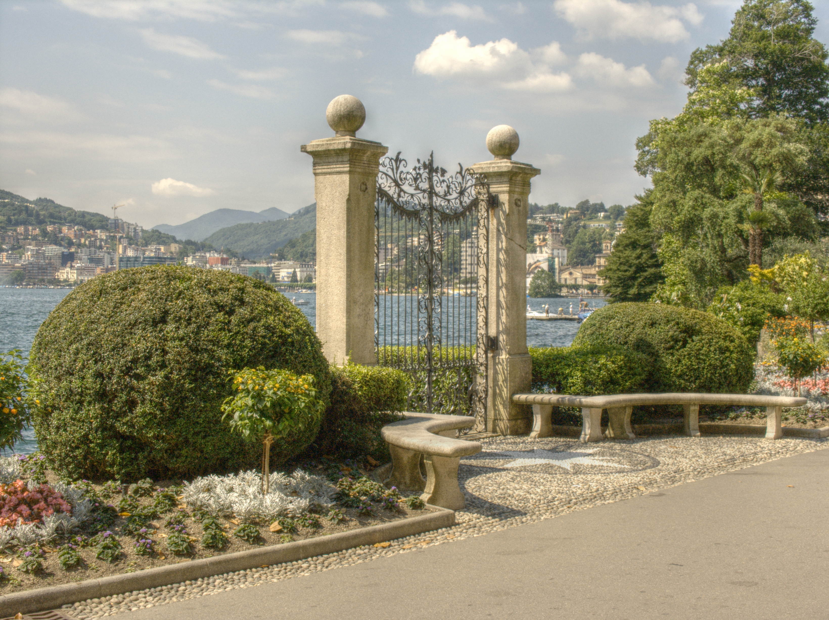 Foto d'archivio: Il Parco Ciani a Lugano, sede della manifestazione Mondo al Parco.