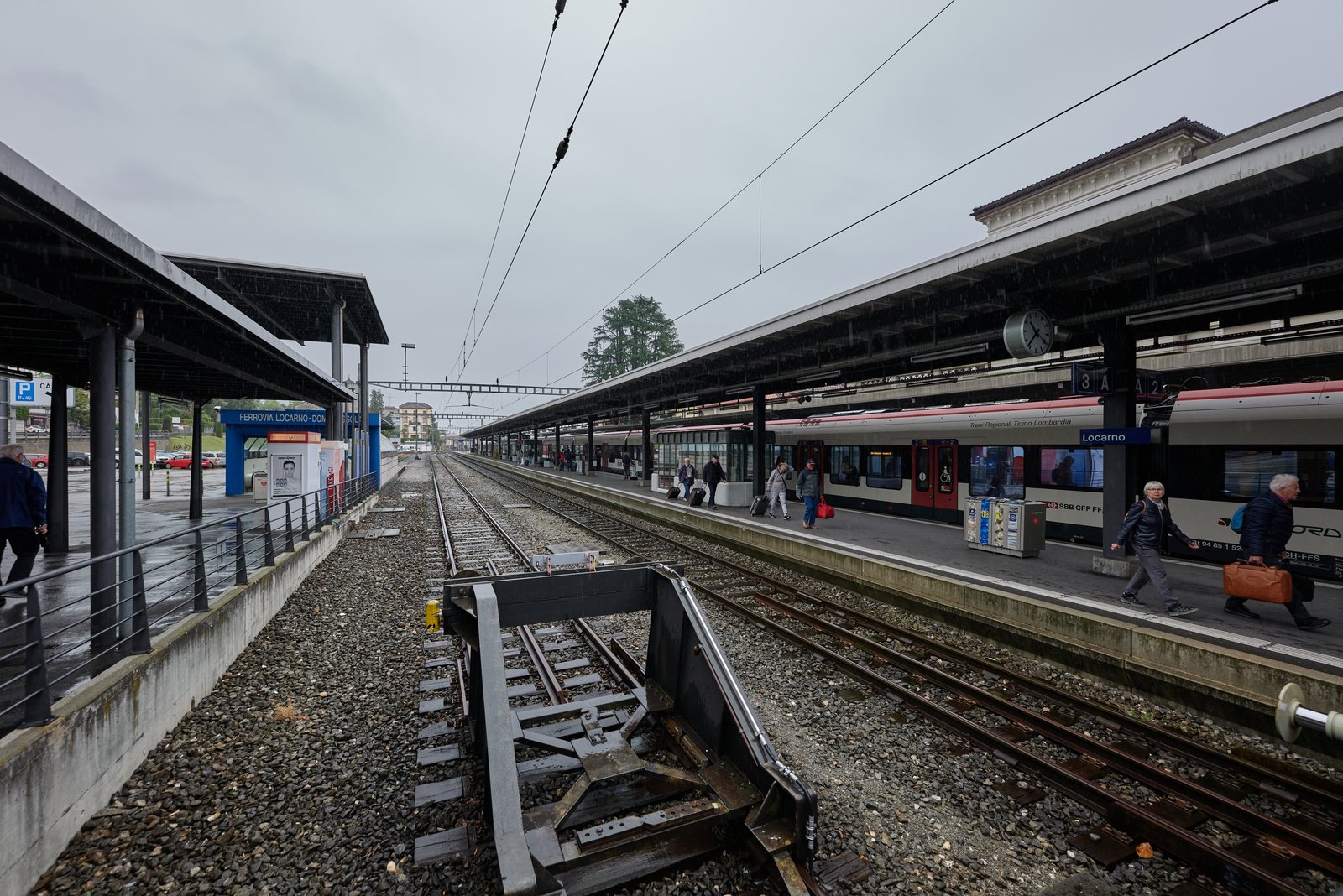 La stazione ferroviaria di Locarno (foto d'archivio)