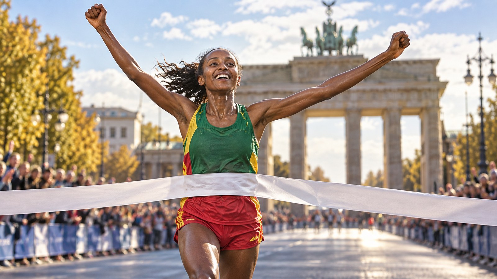 Foto d’archivio della maratona di Berlino